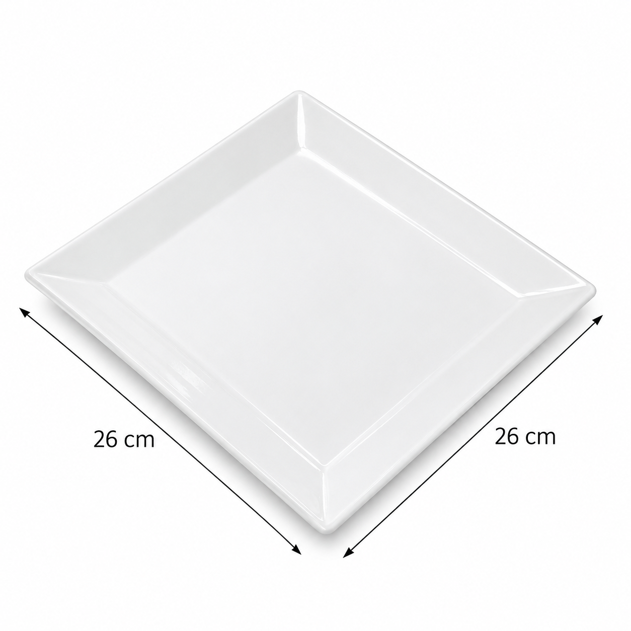 Servierplatte 26 x 26 cm